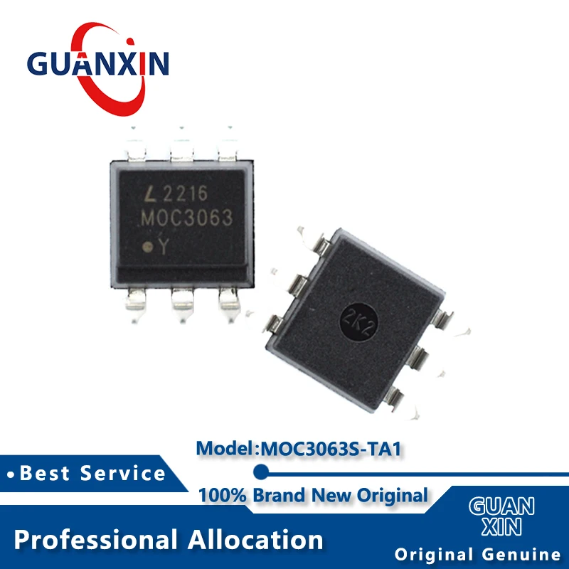 100% новый MOC3063S-TA1 SMD-6P Маркировка M0C3063