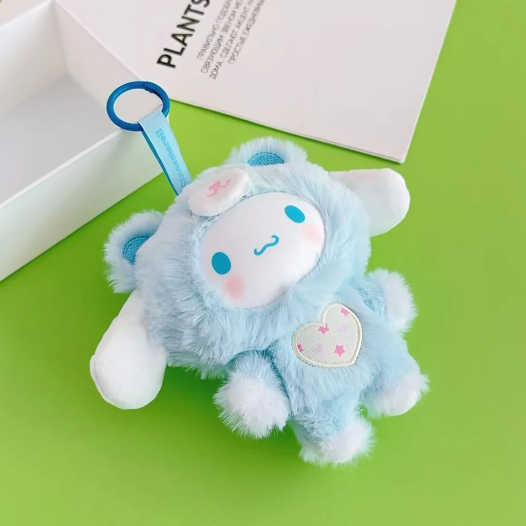 Kawaii Sanrio Kuromi ma mélodie dessin animé en peluche sac à dos pendentif Hello Kitty porte-clés poupée décoration fille anniversaire cadeau créatif