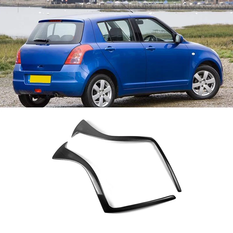 

Углеродное волокно для 2005-2011 Suzuki Swift задний свет брови веки покрытие ресниц задний свет наклейка