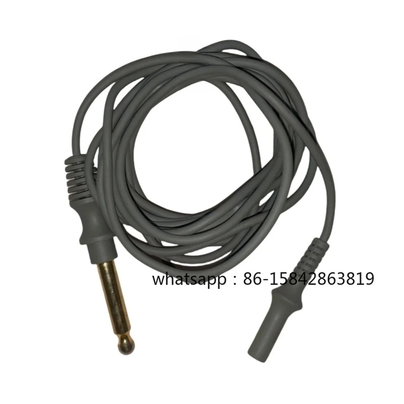 Olympus A0358 ESU HF Cord High Frequency Cable Monopolar 8mm ERBE 20192-125 for Endoscope Units Bard, Bovie, Conmed, Valleylab