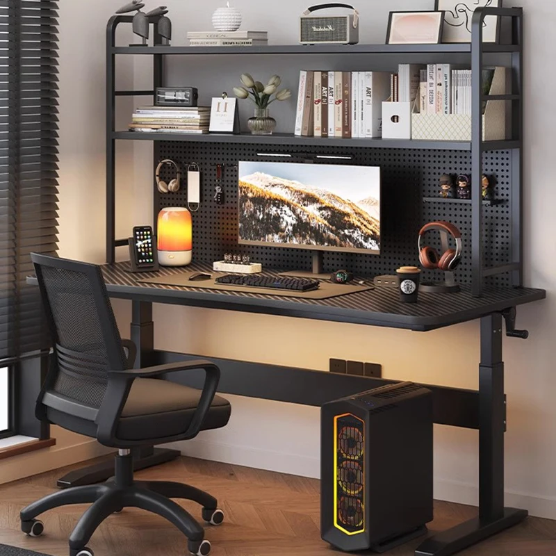 Elevable Gaming Computer Desk Study Standing Organizer Writing Reading Computer Desks Interior Seating Mesa Furniture Home