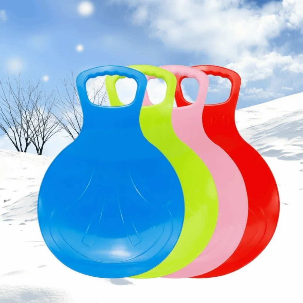 Universal Model Heavy Duty Grass Sliding Sled Large Size With Handle Skiing Board Durable Thicken Snow Sled Snow