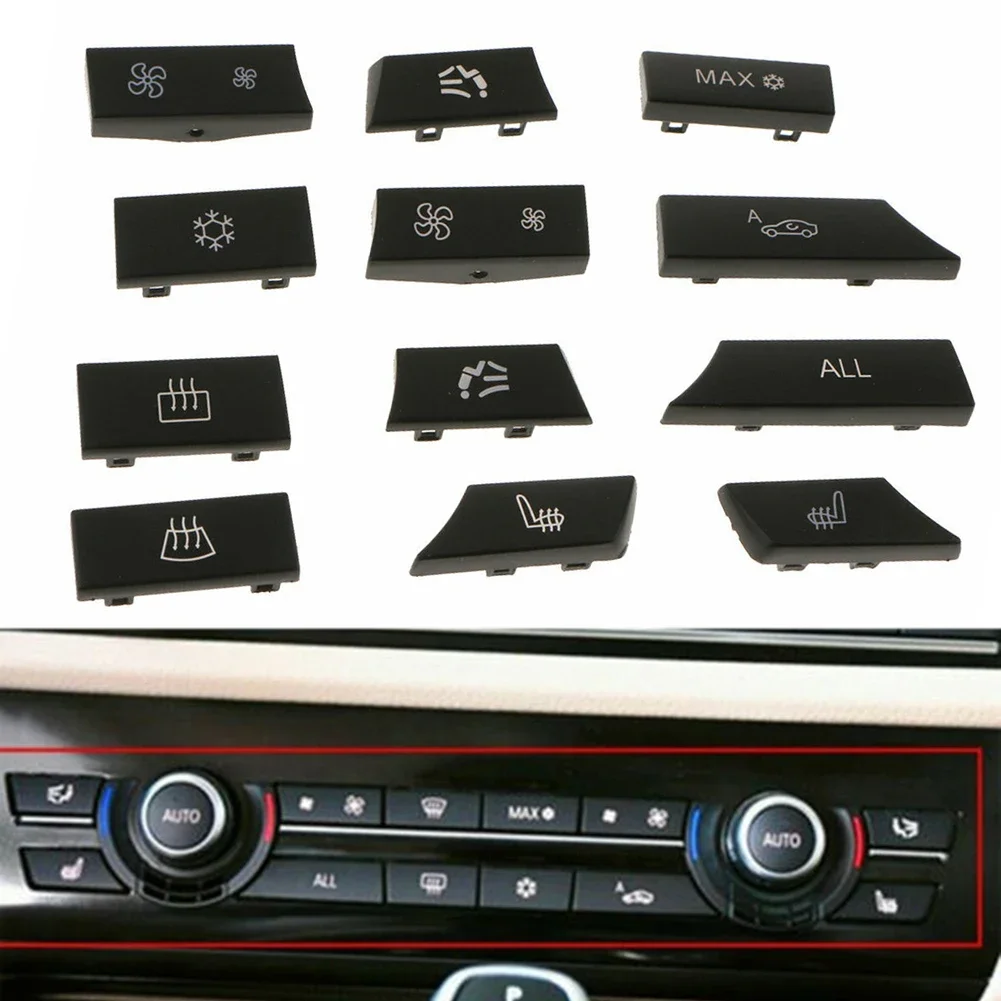 For For For For BMW Sedan F10 520d 520i 523i 525d 528i 528iX 530i 530d 535d 535i 550i 550iX M5 12 Button Key Cap Set