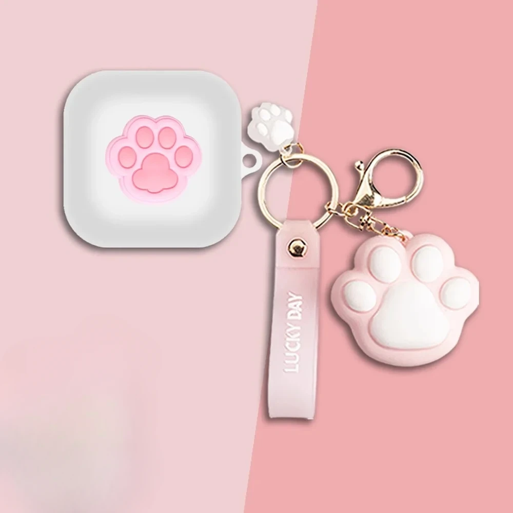 جراب واقي من السيليكون الناعم لسماعة أذن شوكز Openfit غطاء سماعة رأس مع قلادة جميلة ، دور أنيمي ، كرتون لطيف