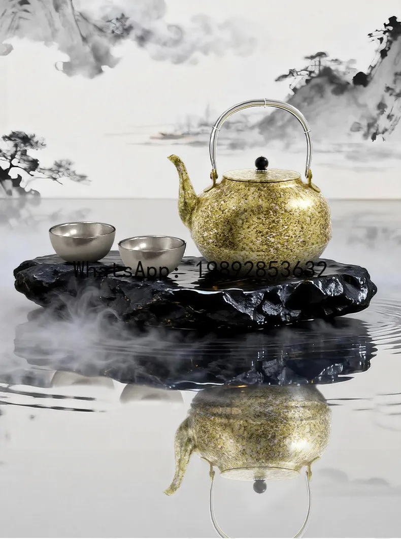 

PYJ high-end pure titanium kettle household teapot special tea set teapot