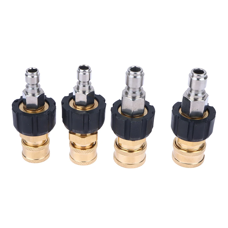 

Шланг для мойки высокого давления M22, 14/15 мм до 1/4, 3/8 дюйма, макс. 4500 PSI, быстроразъемные фитинги