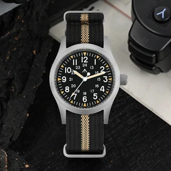 ADDIESDIVE Men Watch AD2055 NH35 Automatic Mechanical Sunburst Dial Luminous Sapphire 200m Waterproof Stainless Steel Watches