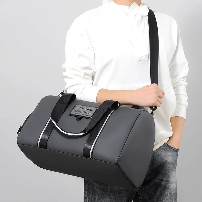 Imagem -05 - Bolsa Casual Masculina de Grande Capacidade Bolsas de Alça Superior Separação Úmida e Seca Bolsa de Fitness Bolsas de Viagem Bolsas Multifuncionais