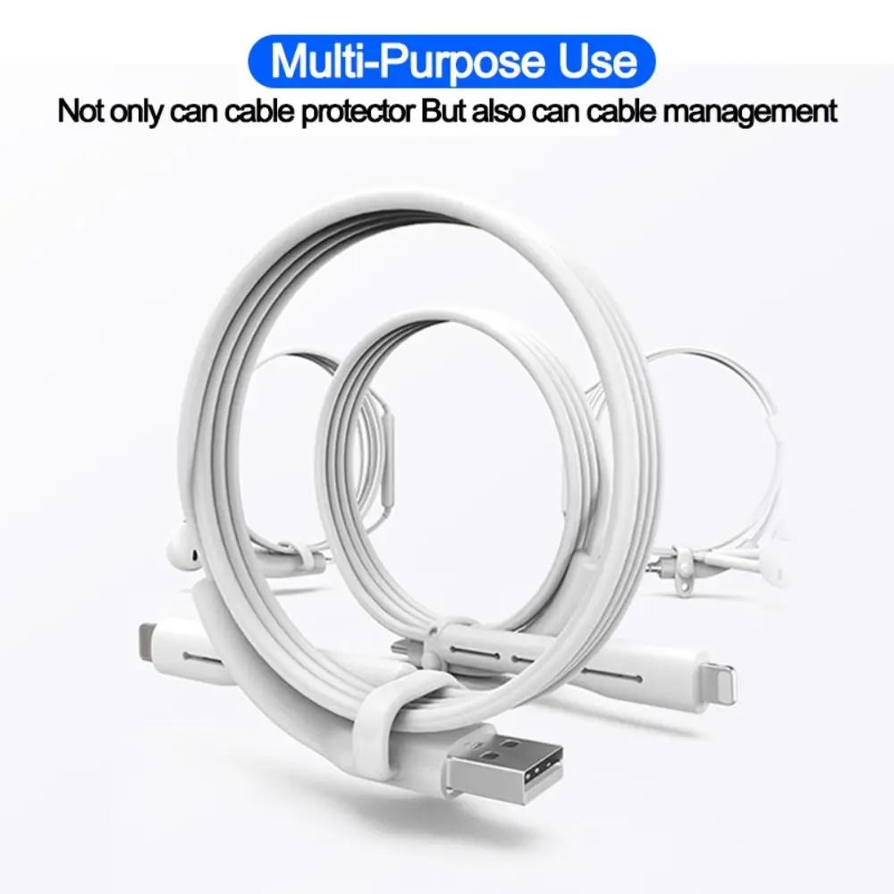 No Electric Shock Cable Organizer All Inclusive Protection Data Cable Protector Phone Charger Earphones Cable