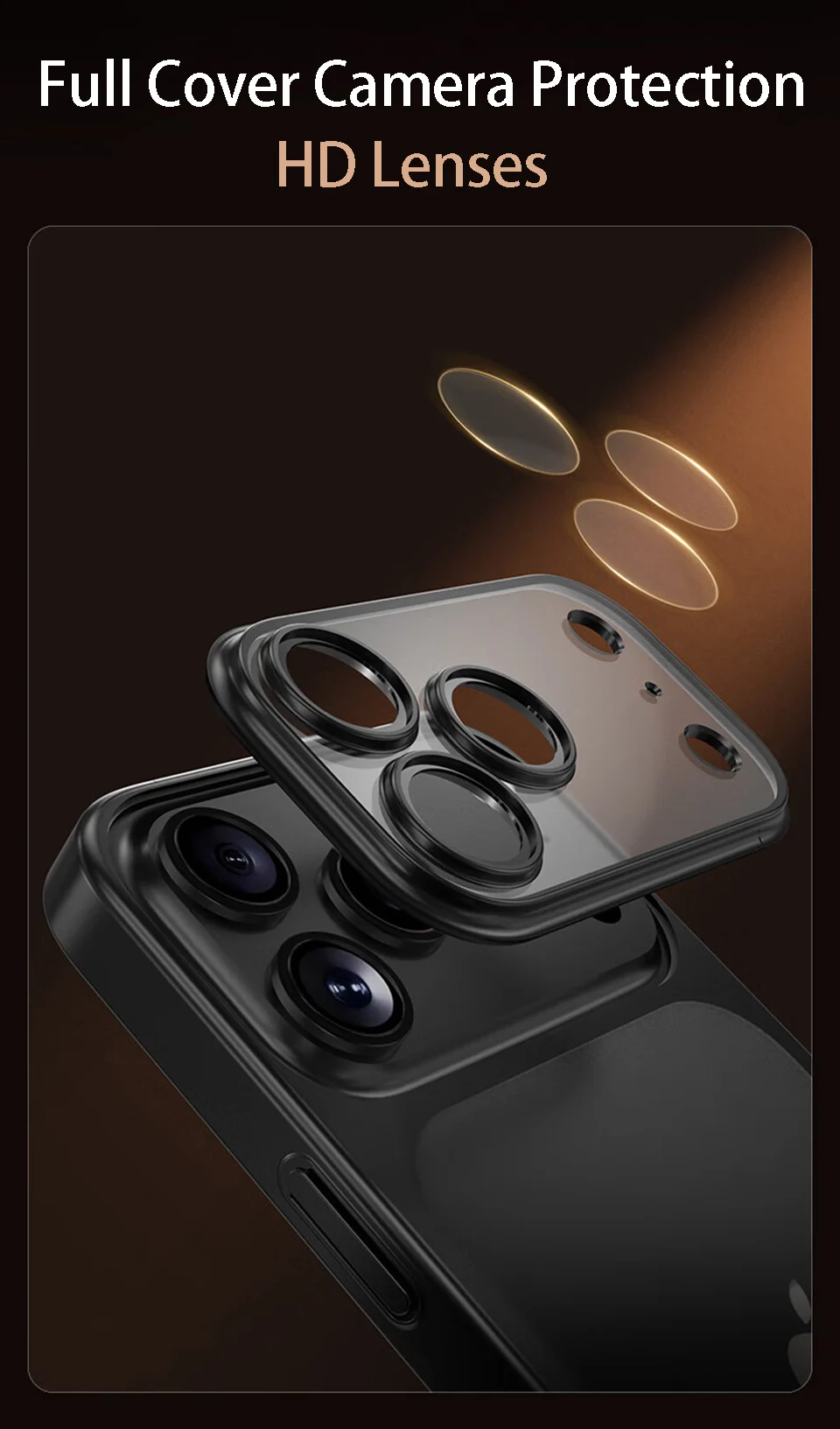 Neue weiche matte Schutzhülle für iPhone 18 17 16 15 14 13 12 11 Pro Max mit Linsenschutzfolie, durchsichtige Silikonhülle. – Detail 7