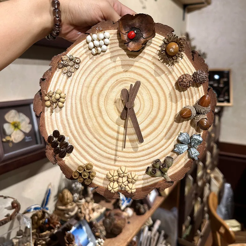 Reloj de Pared de Diseño Único y Seguro, Reloj de Pared de Madera Elegante y Moderno, Decoración Artística, Reloj de Pared Estético y Silencioso, Decoración para el Hogar
