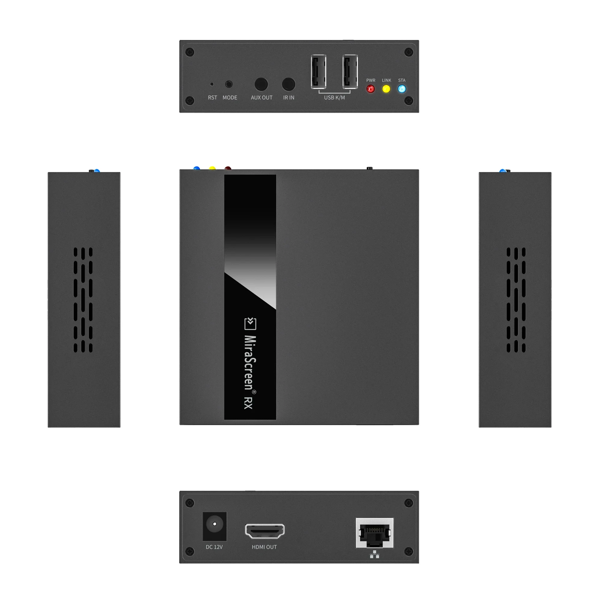 1080p HDMI-extender 250M KVM-extender Ondersteuning één tot één / één tot veel IP-extender