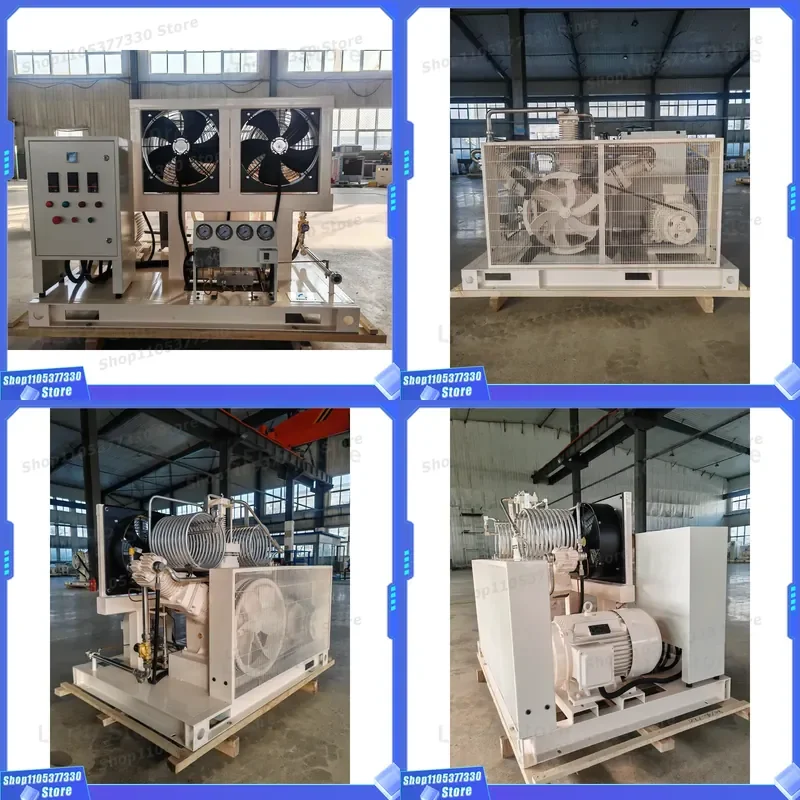 40m3/h 150Bar High Pressure Oil-Free Piston 220V/380V AC/DC Powered Portable Air Cooled