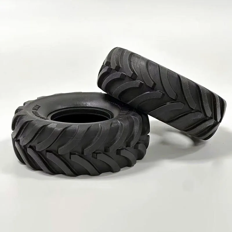 1:14th Scale RC Truck 1pcs 110mm Simulation Herringbone Pattern Tires No Liner for SCANIA Tamiya 770S R620 for VOLVO Model Car view 5