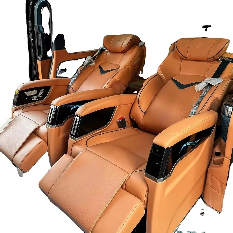 Vip Luxury Electric Reclining Leather Car Seat Kit Interior Accessories for Hiace Coaster Sprinter Vito V Class V250