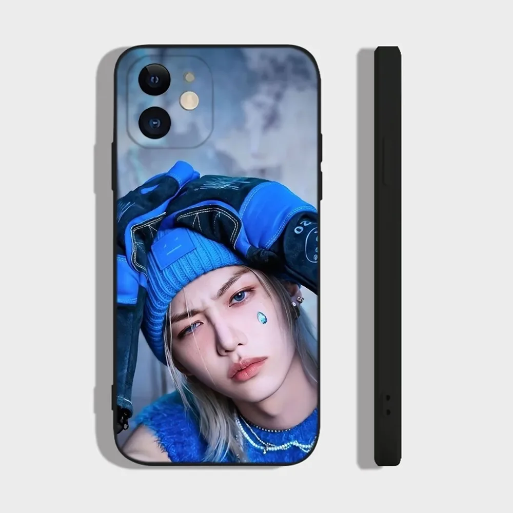 F-Felix Lee SKZ Phone Case For iPhone 16,15,14,13,12,11 Plus,Pro,Max,XR,XS,X,7,8 Plus,SE,Mini Silicone Soft