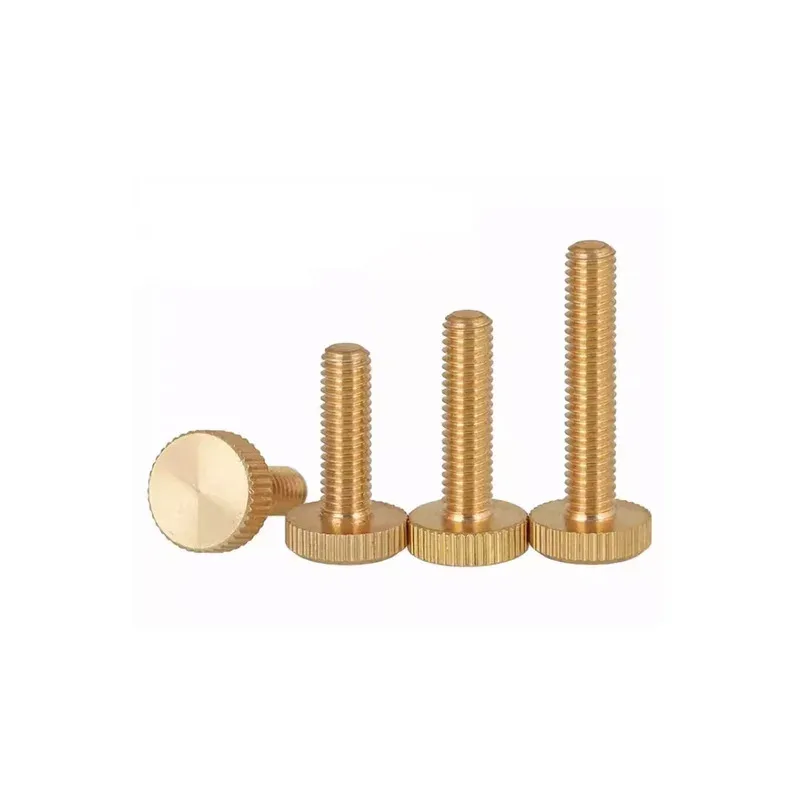 

Brass Hand Twisted Screw Flat Head Knurled Thumb Bolt For Easy Tool Free Installation M3 M4 M5 M6 M8 M10