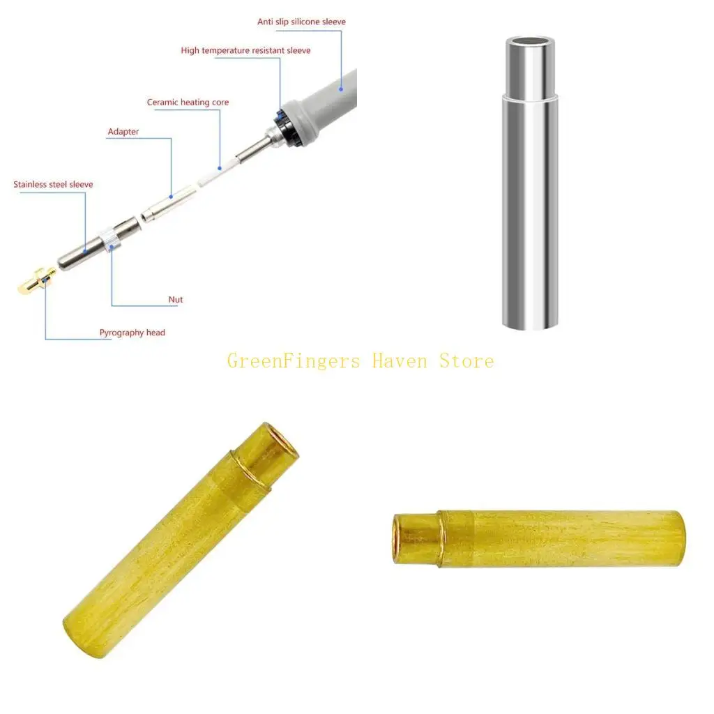

F68D Soldering Iron Head Adapters Carving Tip for Handmade Crafts Artistic Designs