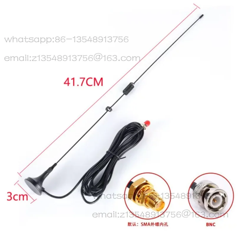 

Антенна-прищепка UT-106UV 433 МГц для рации, двухдиапазонная антенна-прищепка для UV5R, автомобильная