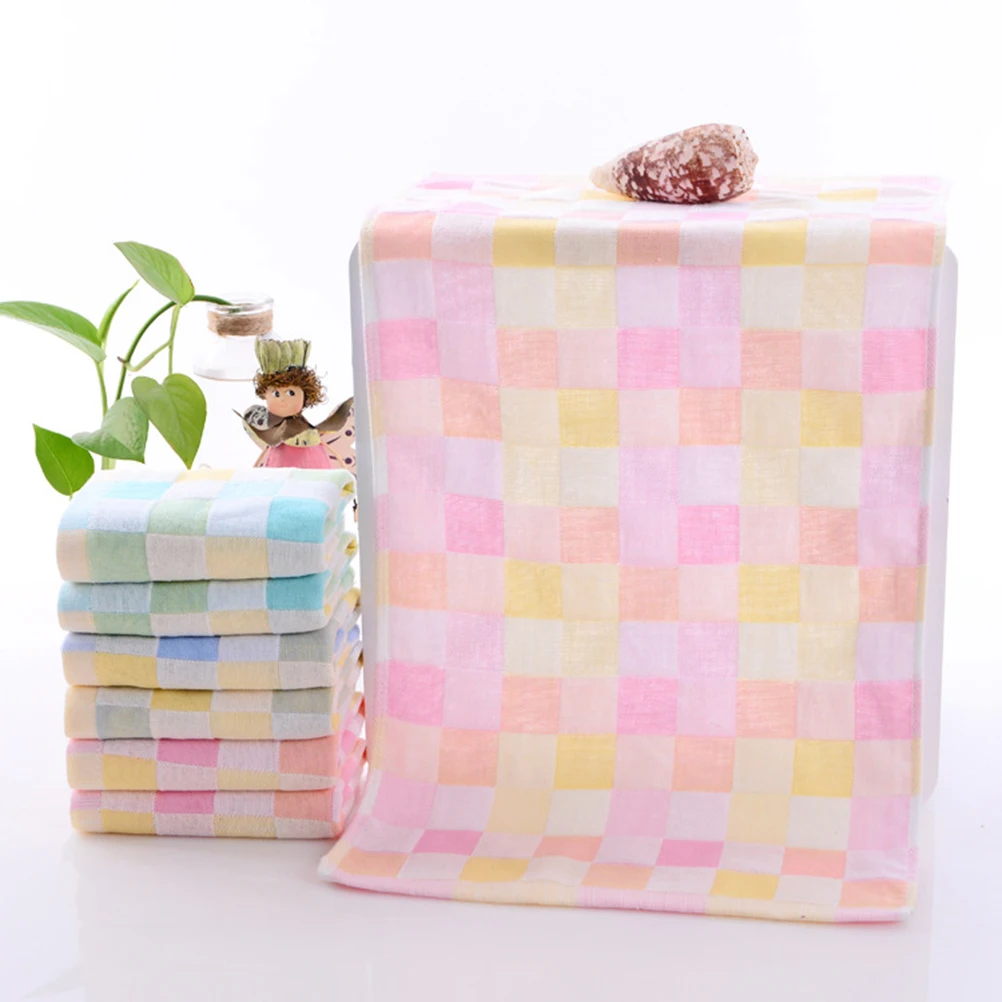 

3pcs Gauze Towels Double Layer Cotton Face Towel For Shower Moisture Absorbent Soft Skin Friendly Quick Dry Washcloth Pure