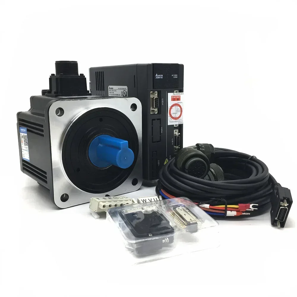 Delta A2 1KW/1.5KW AC Servo Motor Drive Kit 220V 100mm 130mm ASD-A2-1021-L/E/M+ECMA-C11010RS ASD-A2-1521-L+ECMA-E11315RS