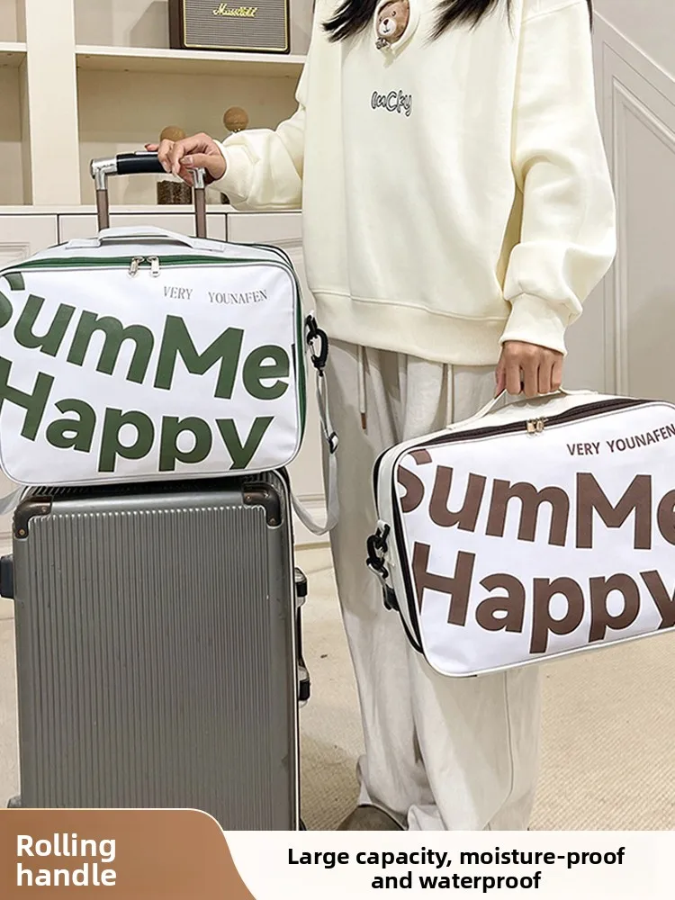 

Large Capaci Travel Bag Clothes Lage Bag New Model Suitable for ort Trips Can Be Used with Carry-On Suitcase Hand out