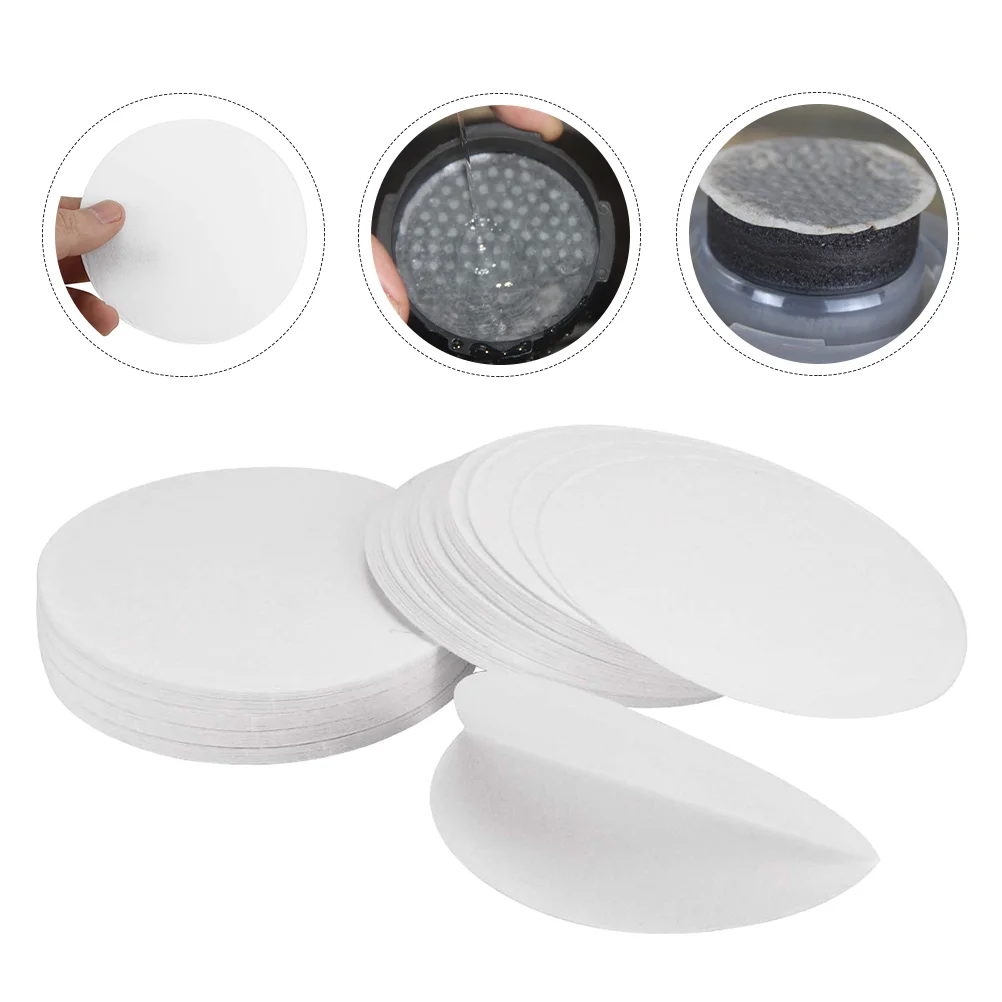 100 Sheets Filtration Paper Qualitative Filter for Mushroom Cultivation Discs Labs Round Oil Test