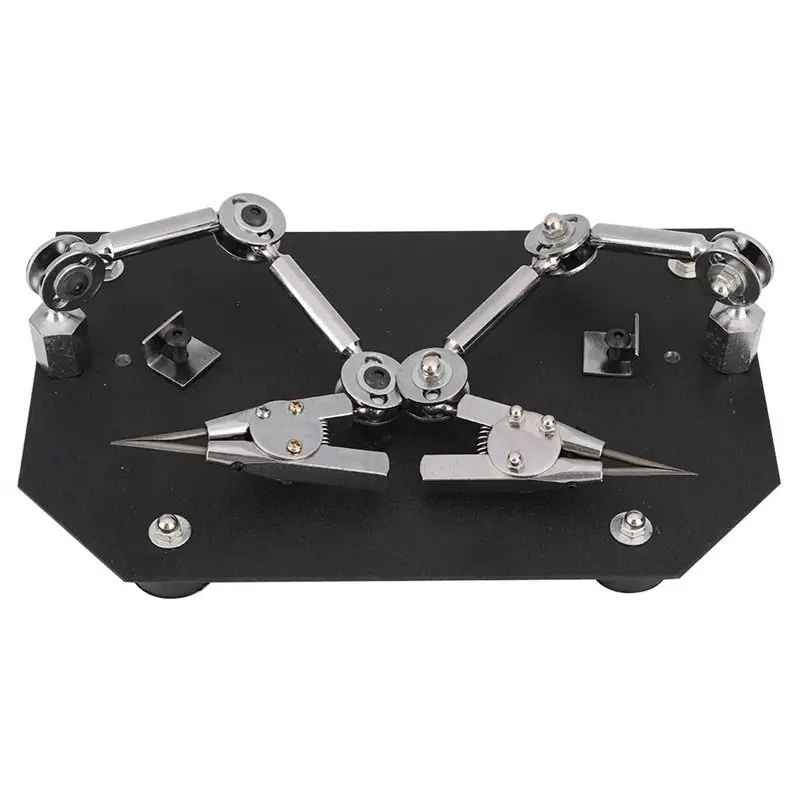 AT19-For Soldering Repairing And Microelectronics Compatible Welding Fixture Clip Dual Adjustable Clips