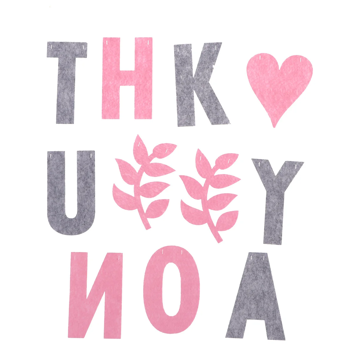 

3.5 Meters Thank You Letter Banner Non Woven Fabric Thanksgiving Decoration Wedding Party Mother's Day Father's Day Thanksgiving