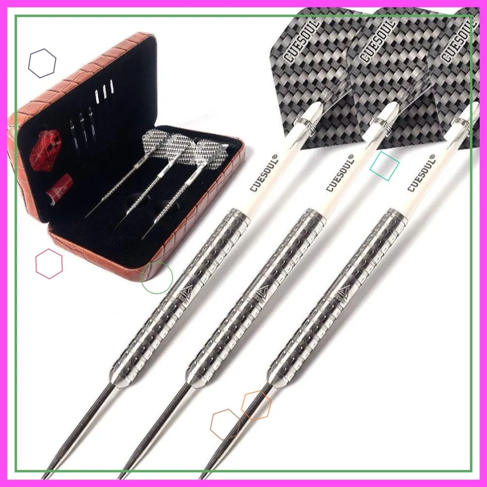 

Super Slim Tungsten Steel Tip Darts Set 22/24/26g with Case