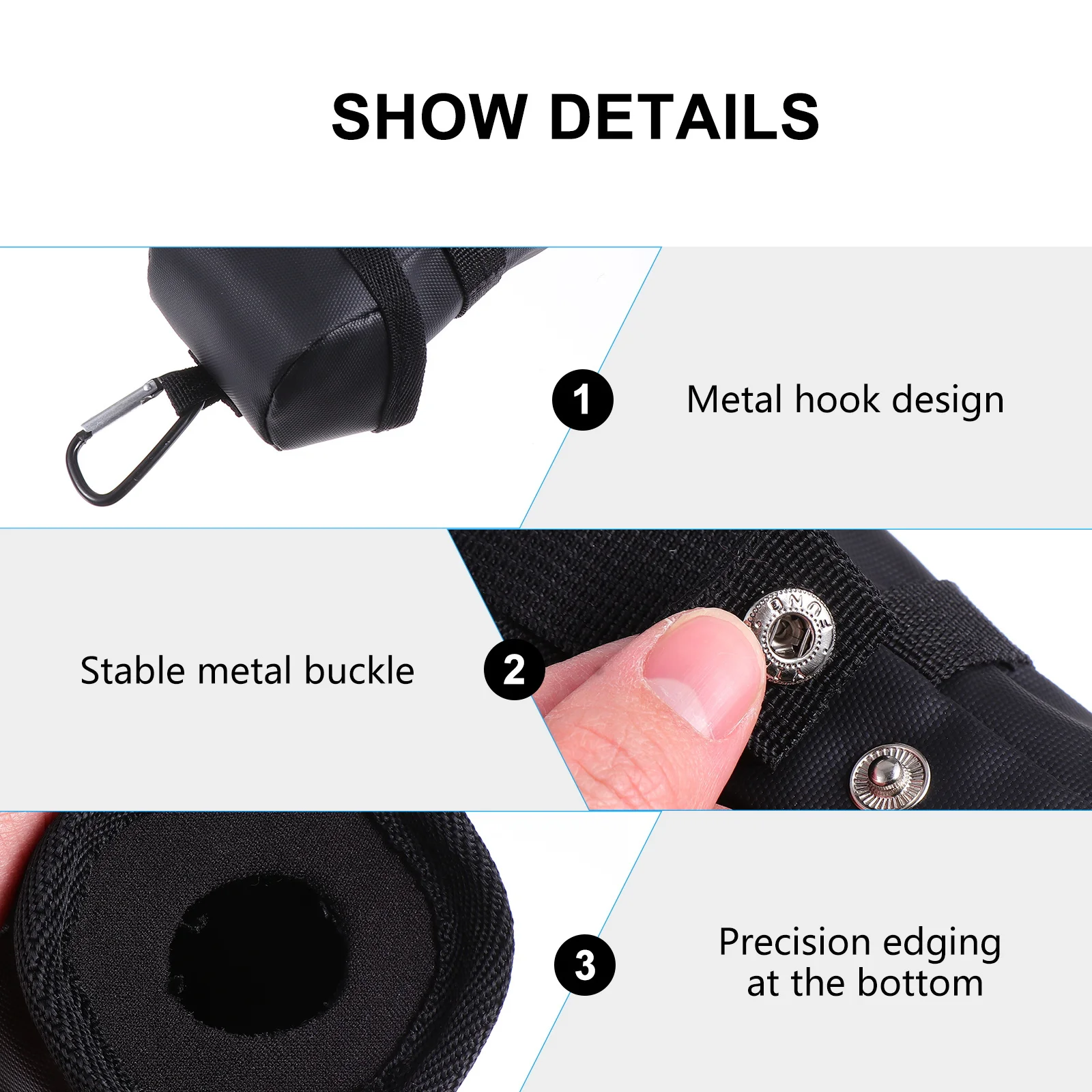 

1Pcs Golf Ball Waist Bag Sturdy Practical Ball Storage Bag Portable Compact Carrying Pouch for Home Shopping Club Use