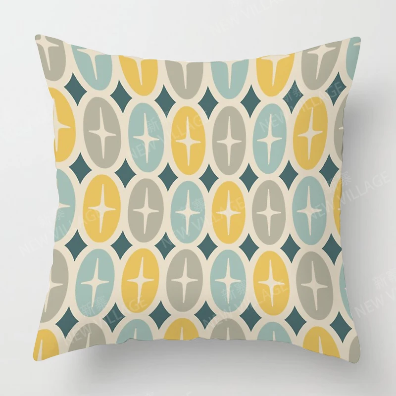 Nordic fall home decor autumn throw pillow case sofa Cushion cover modern 45x45cm 45*45 50x50 60x60cm 40*40 40x40 geometry 60*60