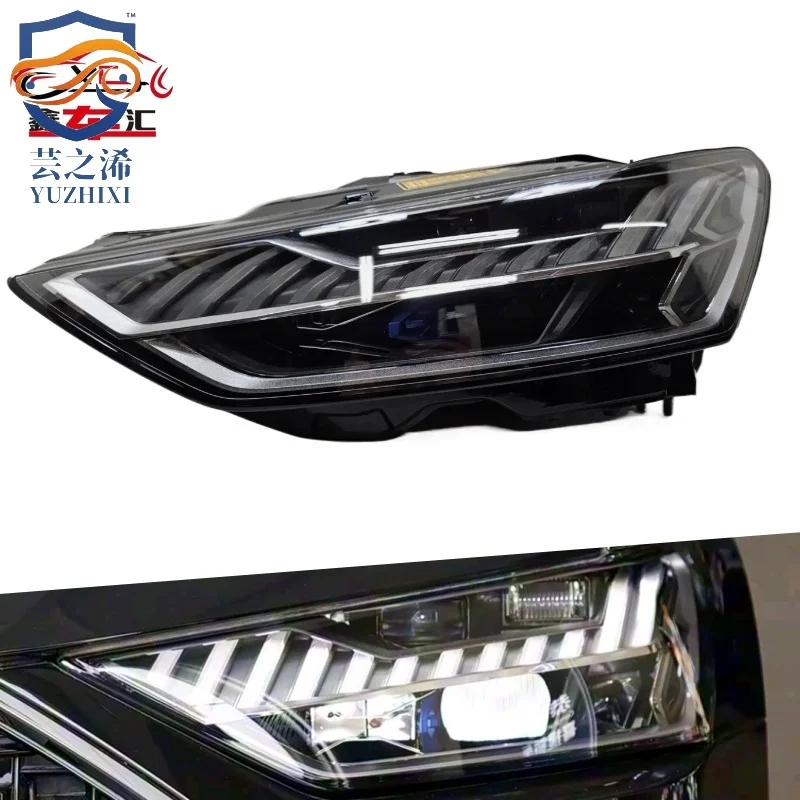

Fit For Audi A7 Headlight 2020-2025 A7 C8 4K Headlights S7 RS6 RS7 Headlight Matrix Laser Headlight Assembly 4K8941085 4K8941086