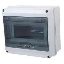 IP65 Waterproof Junction Box Surface-mounted 8 WAY Fuse Box for Outdoor Areas Garden Electrical Plastic Distribution Box