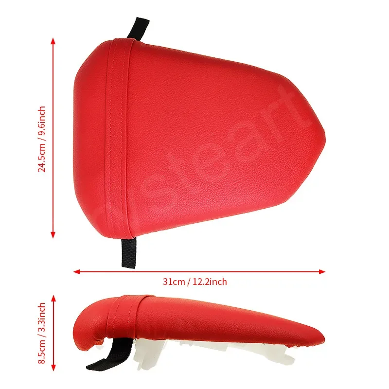 Motorcycle Rear Passenger Seat Pad Cushion Tail Solo Seat Cover For Yamaha YZF 1000 R1 YZFR1 YZF-R1 2007 2008 07 08