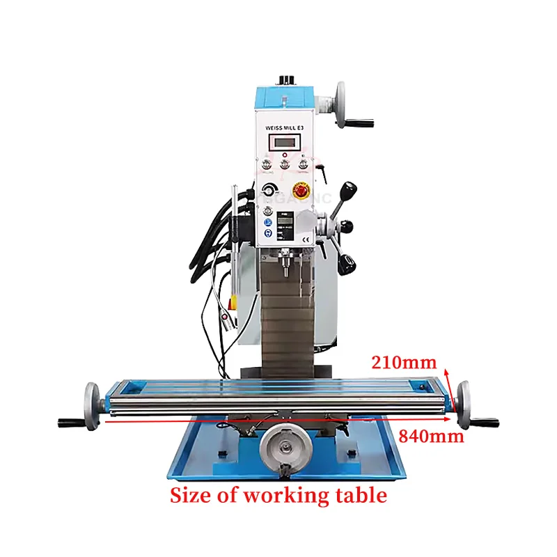 LY E3 Multi-Functional Milling and Drilling Machine Digital Display Small Milling Machine Tool Brushless DC Motor Three-Axis