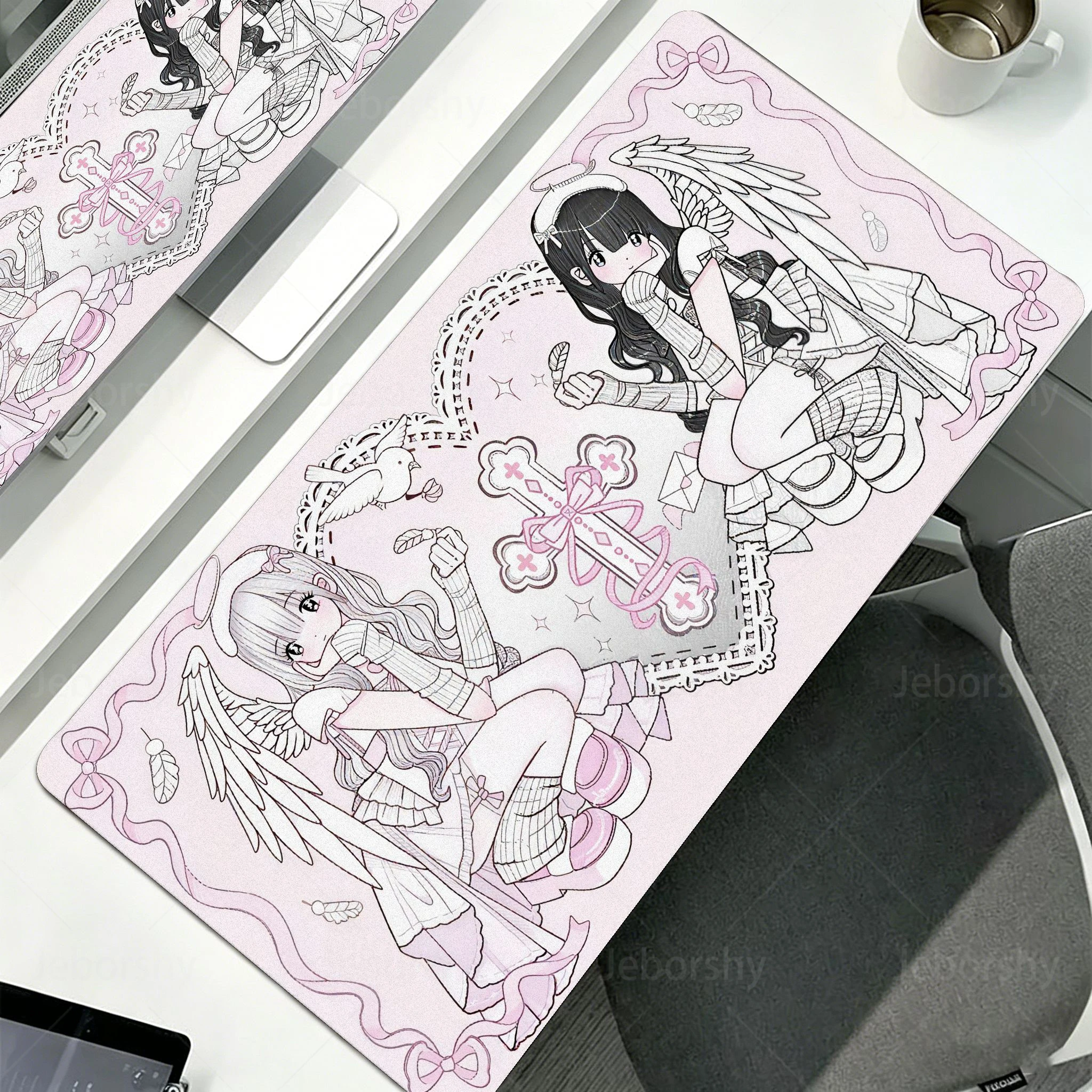 Anime Sevimli Melek Kızlar Mou - Mousepad Xl Extended incelemesi ve fiyatı