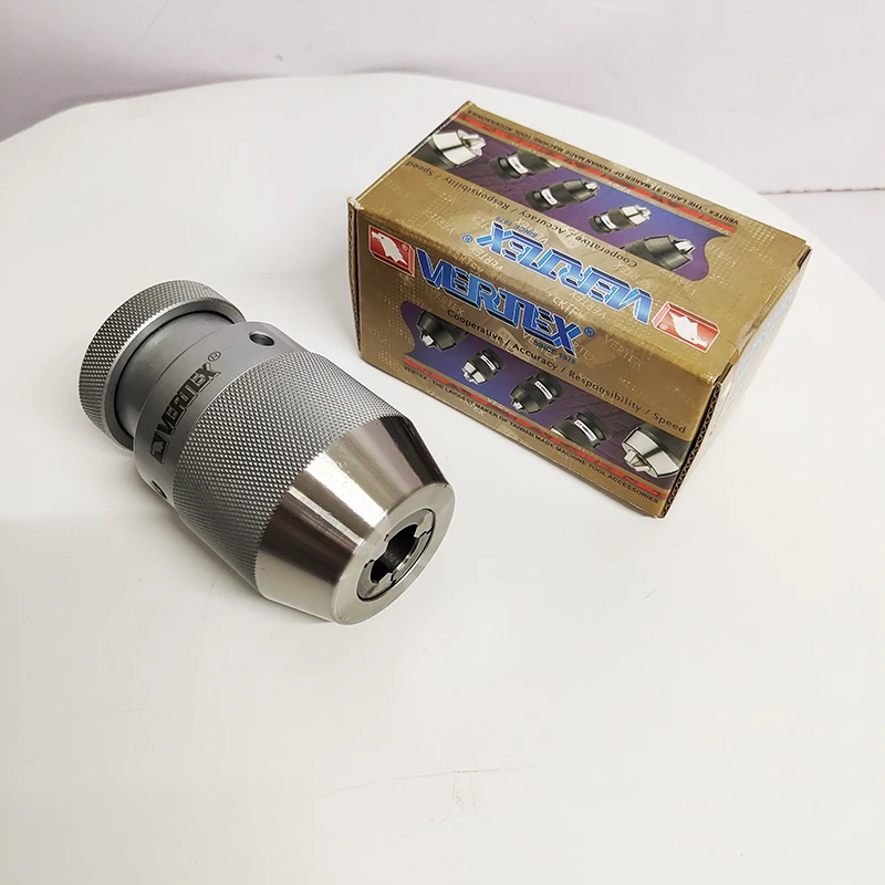 VERTEX Keyless Drill Chucks With Taper Mounted 3-16MM/JT3(12205-2) for Lathe Electric Drill