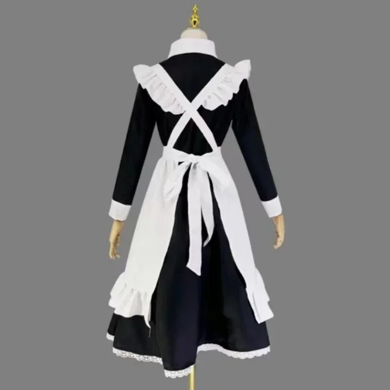 Cute maid dress maid costume cross dressing housekeeper dress uniforms Halloween cosplay costume Pink Blue