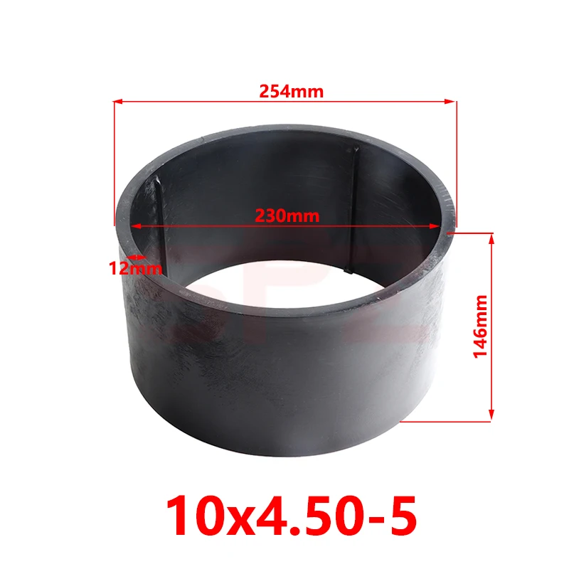 1PCS Essential Drift Ring Wheels 10x4.50-5  Inch Plastic Wheel Replacement PVC Tire Rim Scooter Cover Street Gas Kart