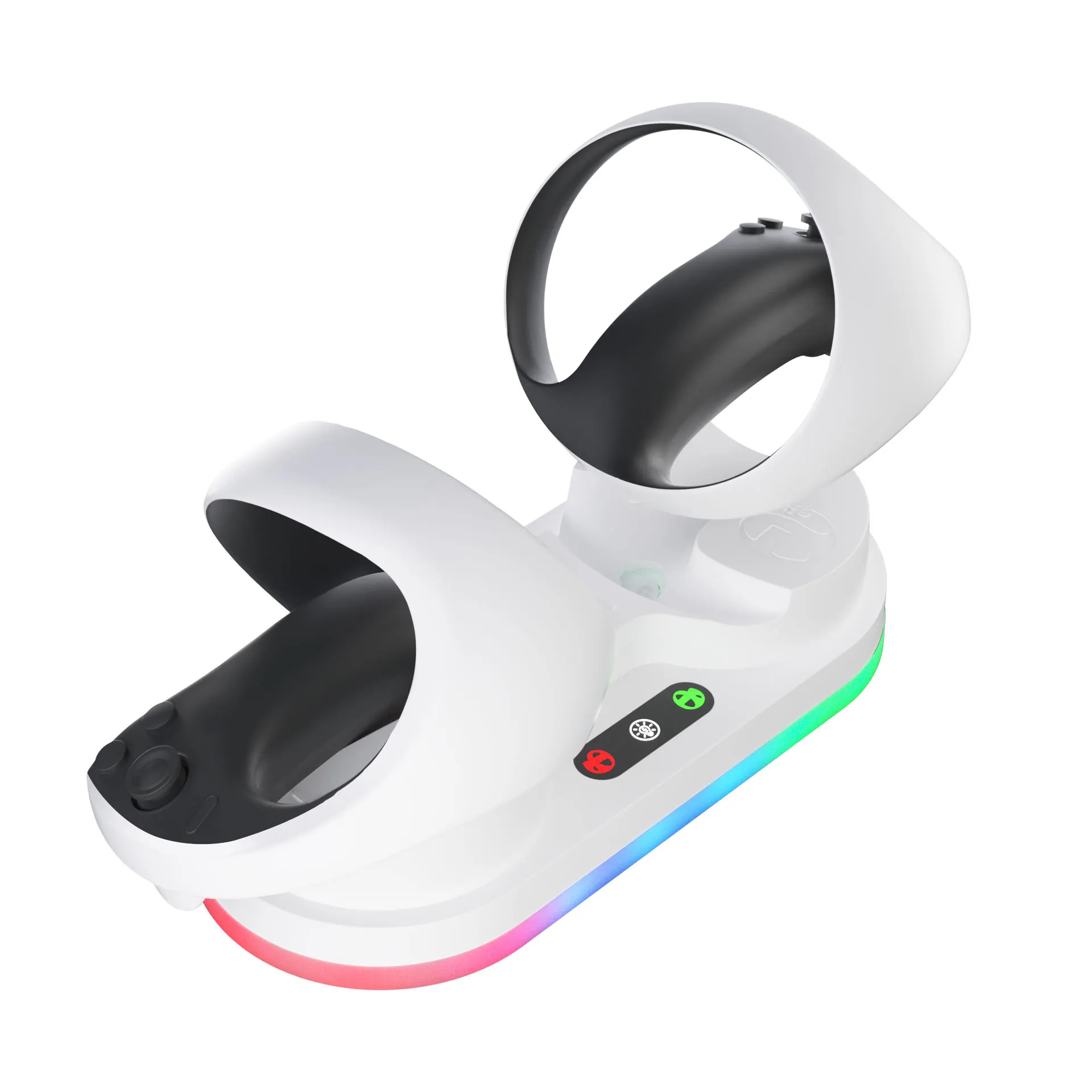 

For PSVR2 handle dazzling charging dock for PS5 VR2 handle dock charger , with display light