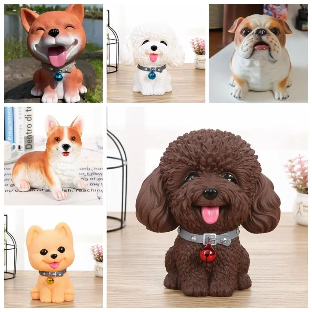 Caja de ahorro duradera para perro, hucha decorativa de gran capacidad, caja de ahorro de animales, cajas de dinero de dibujos animados que se pueden abrir, regalo de decoración