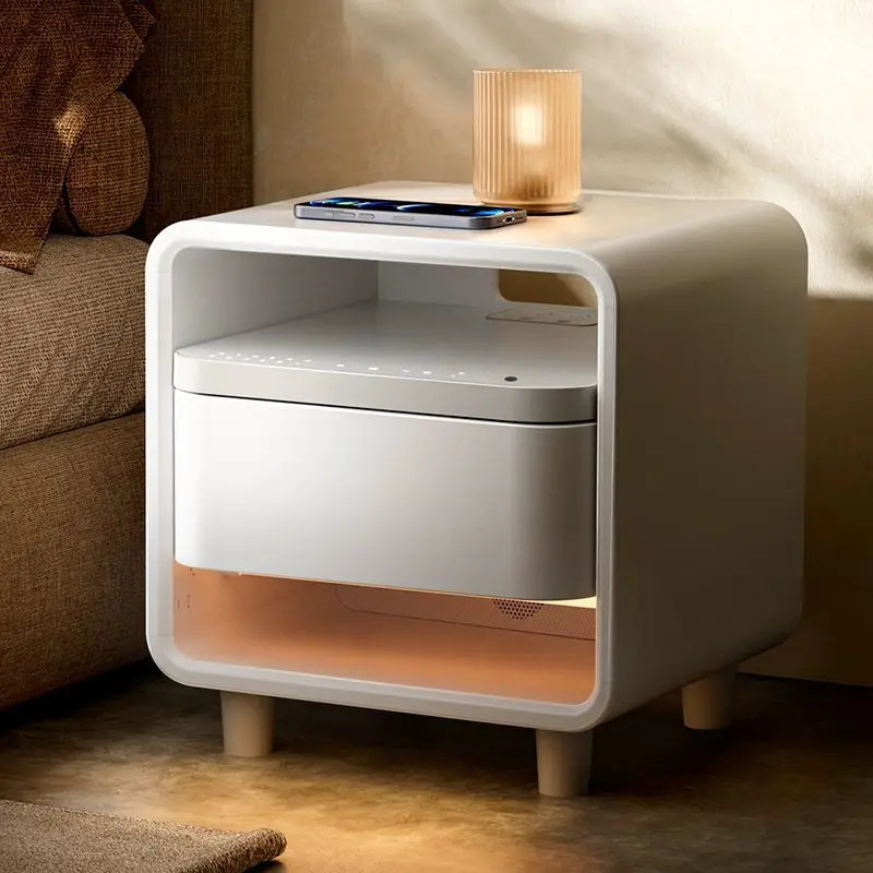 

Fun sleep smart multi-purpose, bedside table, charging with speakers, night light safe, smart bedside table G1