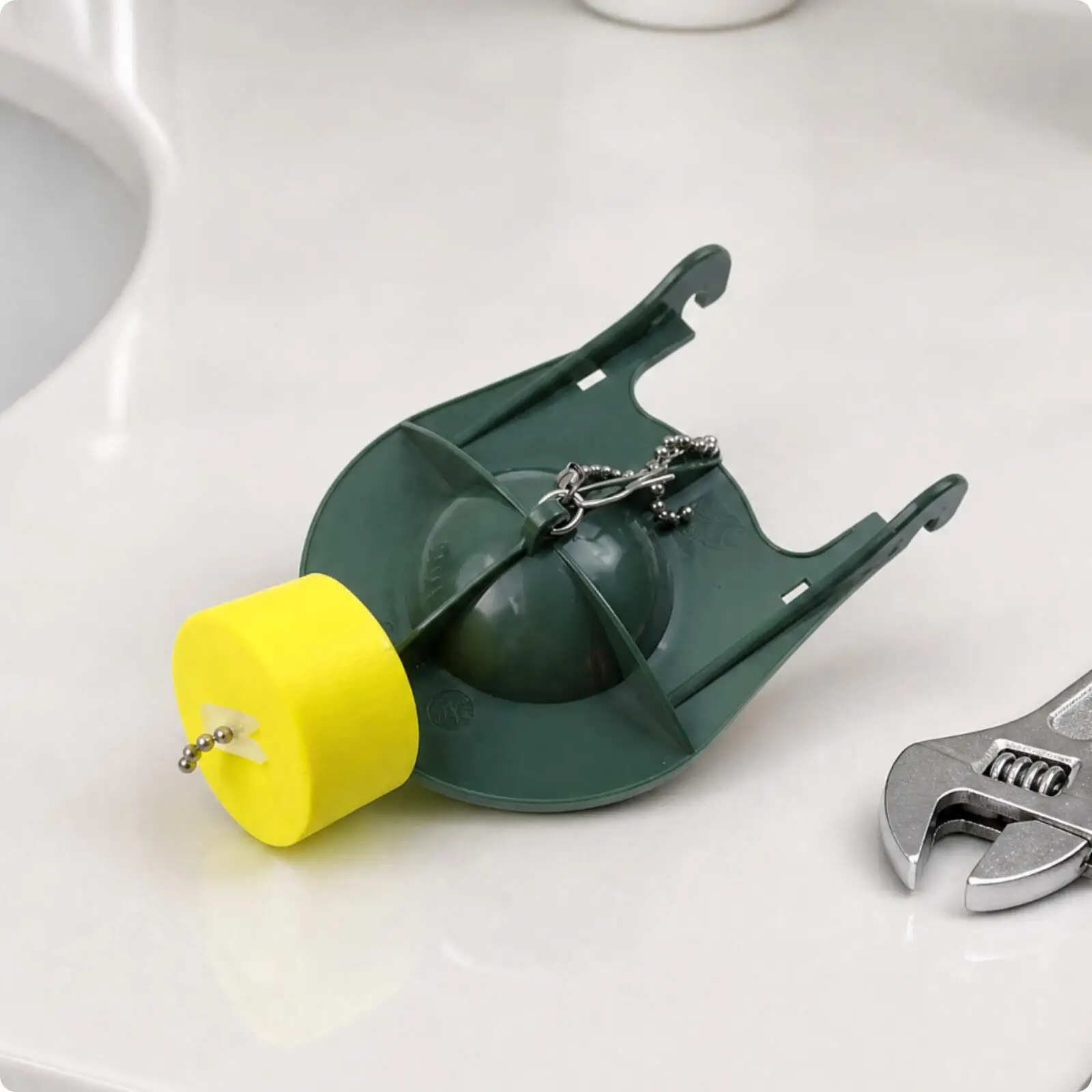 Toilet Replacement Part User-Friendly Toilet Tank Flush Unit Assembly Reliable for Washroom Maintenance