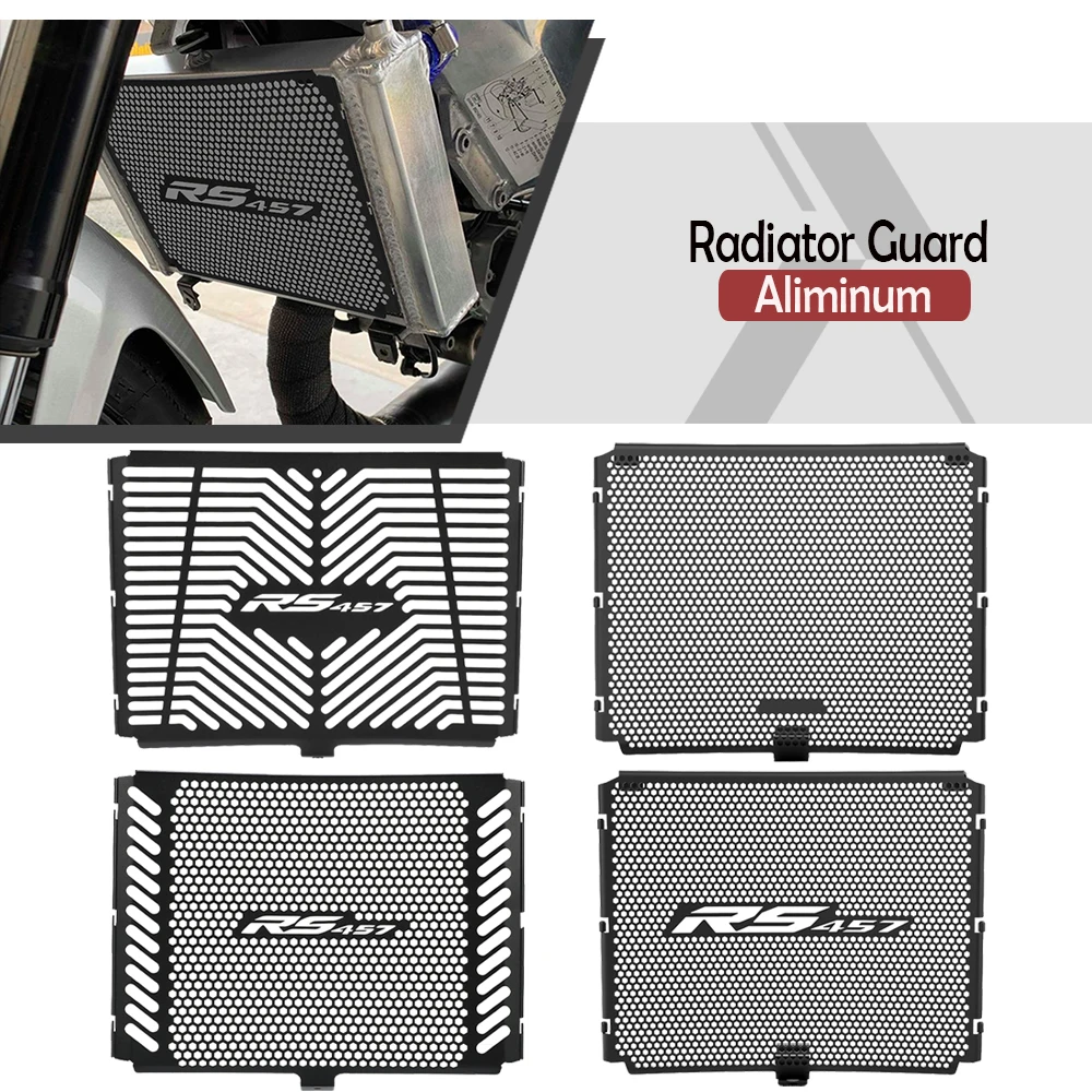 

For Aprilia RS457 RS 457 RS-457 2024 2025 2026 Motorcycle Accessories Black Radiator Grille Guard Cover Protection Protetor
