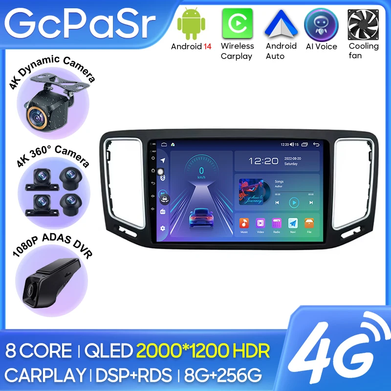 

Car Radio Carplay For Volkswagen VW Sharan SEAT Alhambra 7N 2010-2022 Navigation GPS Android Auto Multimedia Player Unit No 2din