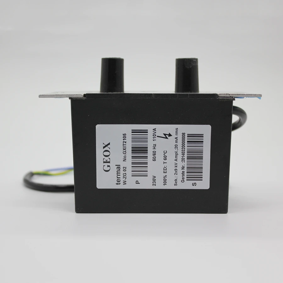 Transformer W ZG 02/V for Weishaupt oil burner Sek.: 2X7KV 230V, 50/60Hz 20mA 100% ED burner spare parts for boiler