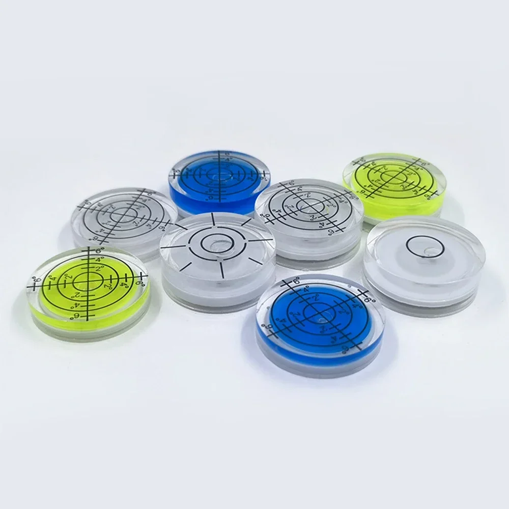 Alat ukur Level lingkaran, aksesoris Level gelembung Levelling presisi tinggi Diameter 32MM