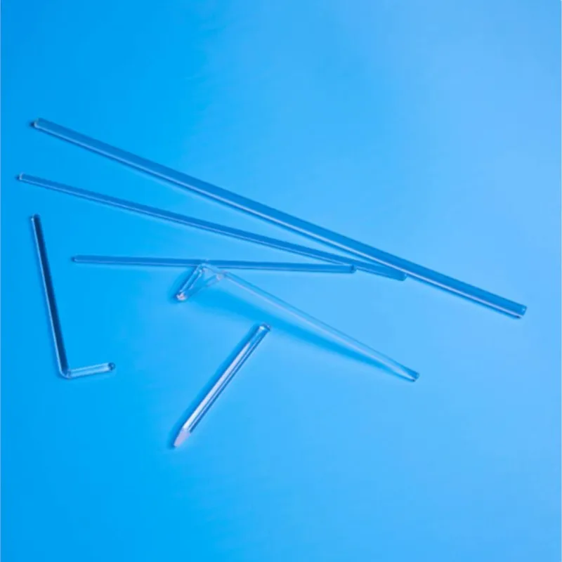 Lab Glass Stirring Rod 20 30 40cm, L‑Shape Glass Spreader, Glass Pestle for 1.5ml Centrifuge Tube, Laboratory Experiment Tools