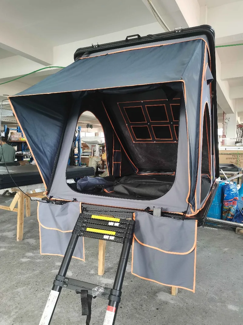 Large 4WD Offroad Car Camping Roof Top Tent Automatic Aluminum Pole Build From Factory Direct Shipment